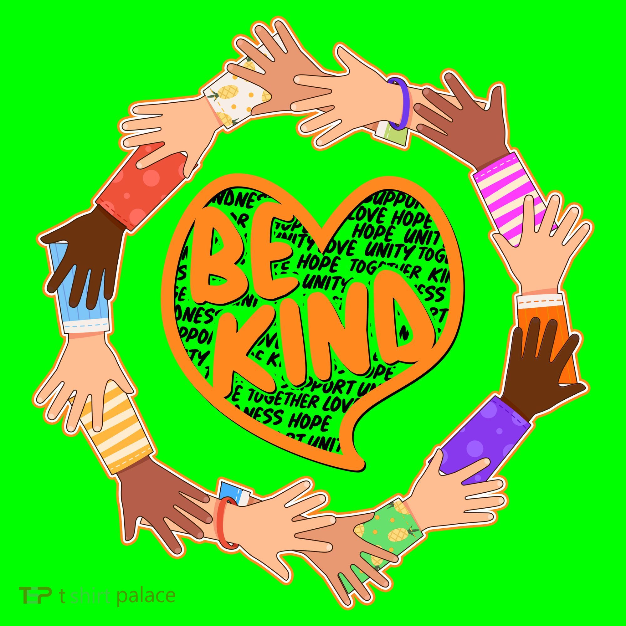 Circle Of Hands Be Kind Long Sleeve Shirt