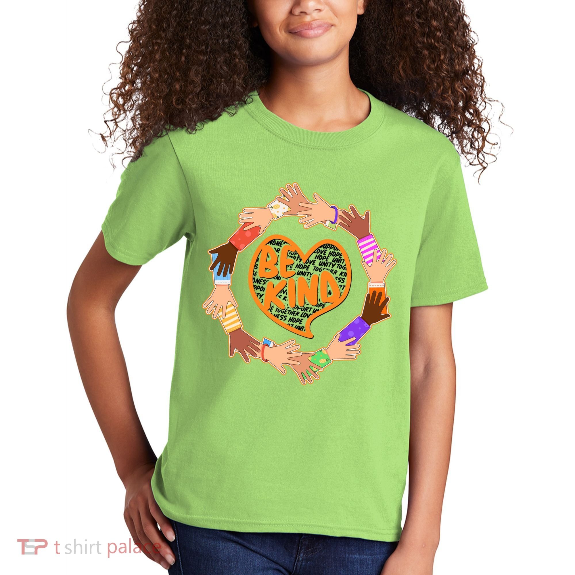 Circle Of Hands Be Kind Kids T-Shirt
