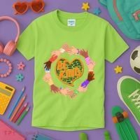 Circle Of Hands Be Kind Kids T-Shirt thumb 3