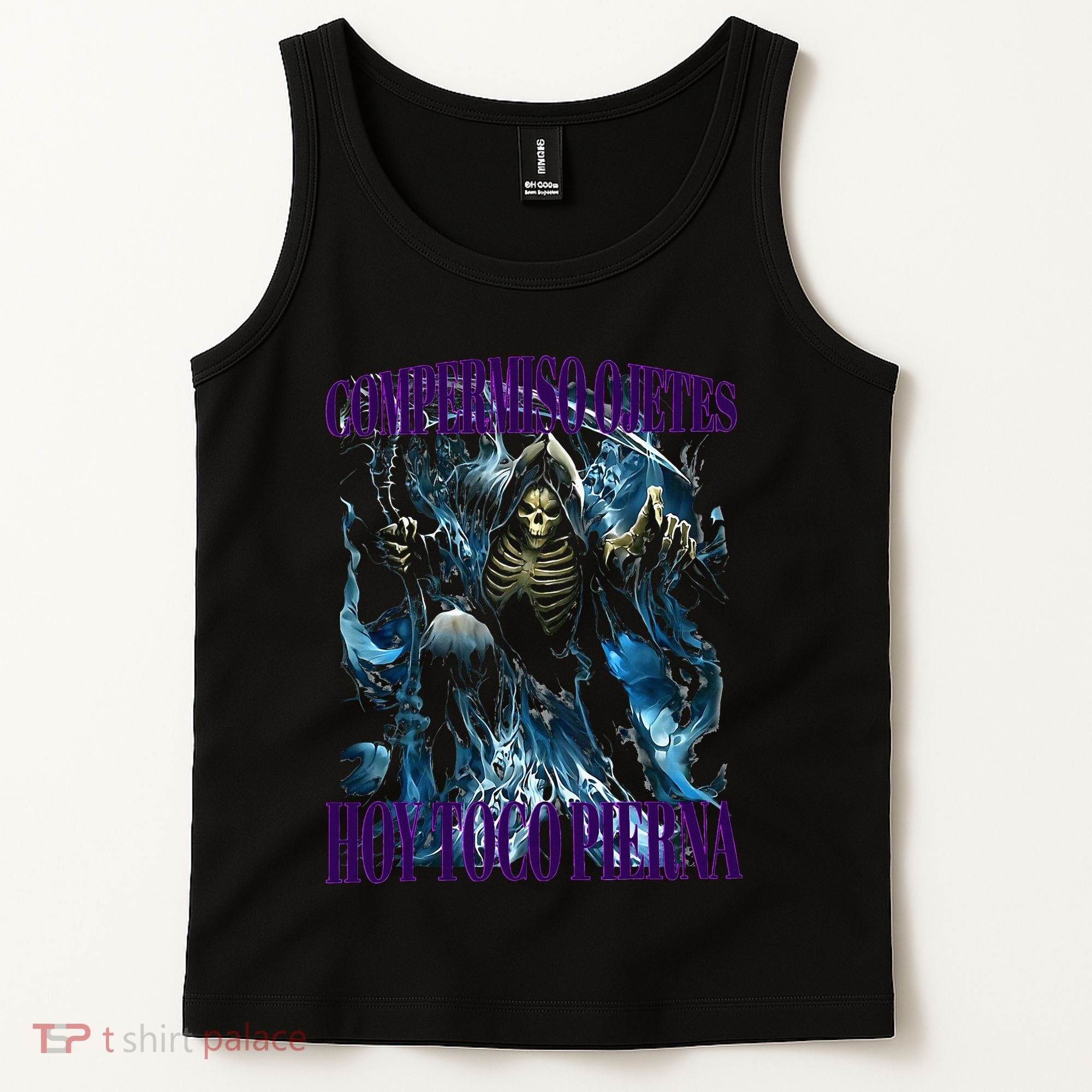Compermiso Ojetes Hoy Toco Pierna Calacas Chidas Gym Tank Top