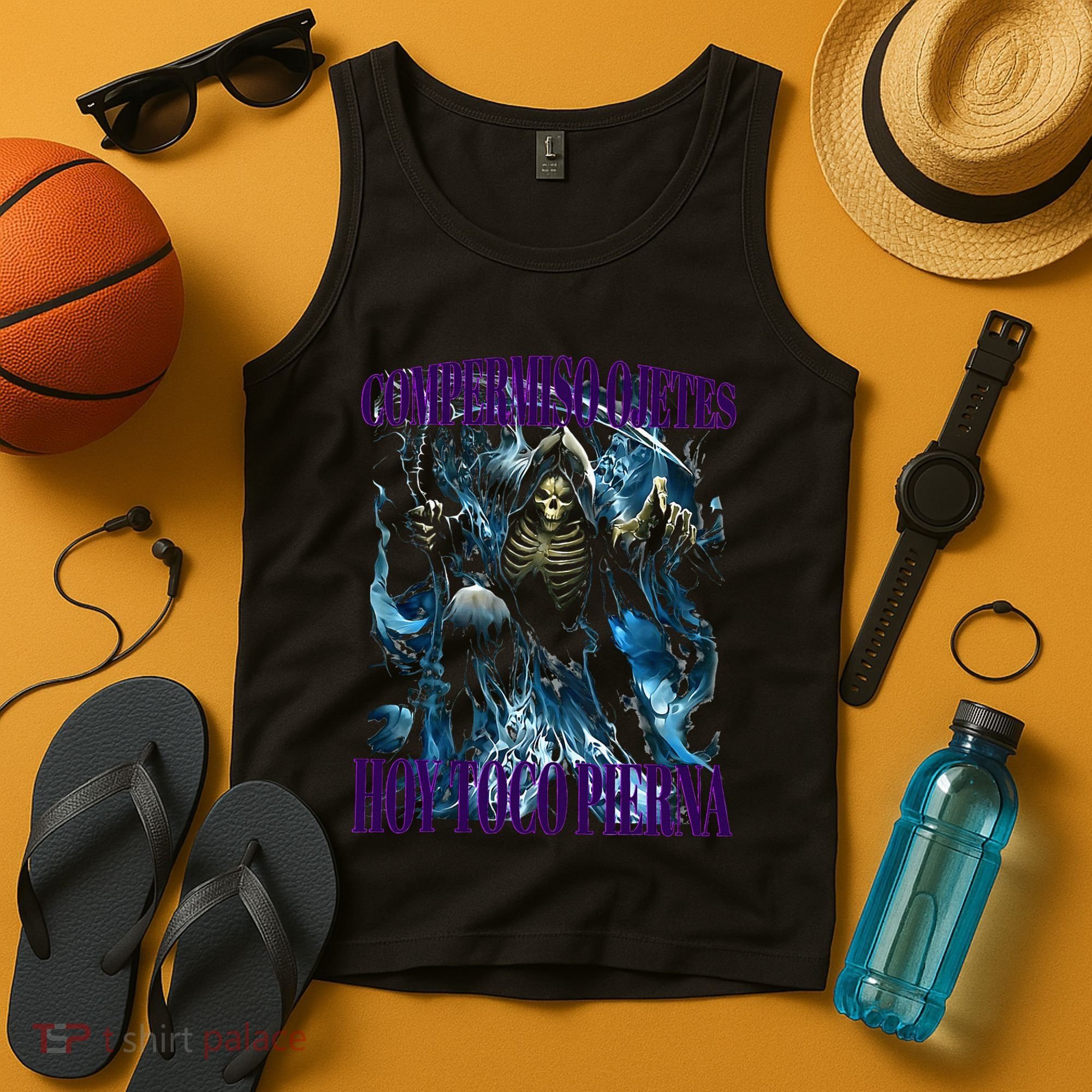 Compermiso Ojetes Hoy Toco Pierna Calacas Chidas Gym Tank Top