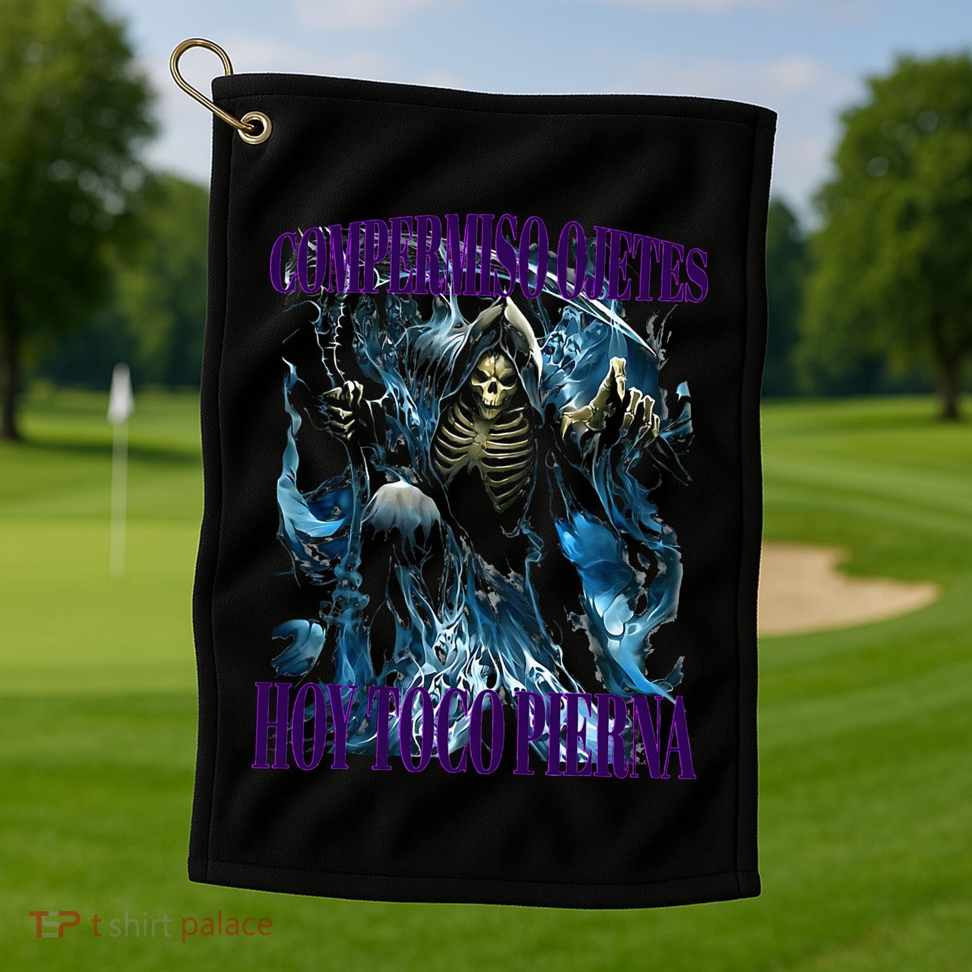 Compermiso Ojetes Hoy Toco Pierna Calacas Chidas Gym Golf Towel
