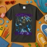 Compermiso Ojetes Hoy Toco Pierna Calacas Chidas Gym Kids T-Shirt thumb 3