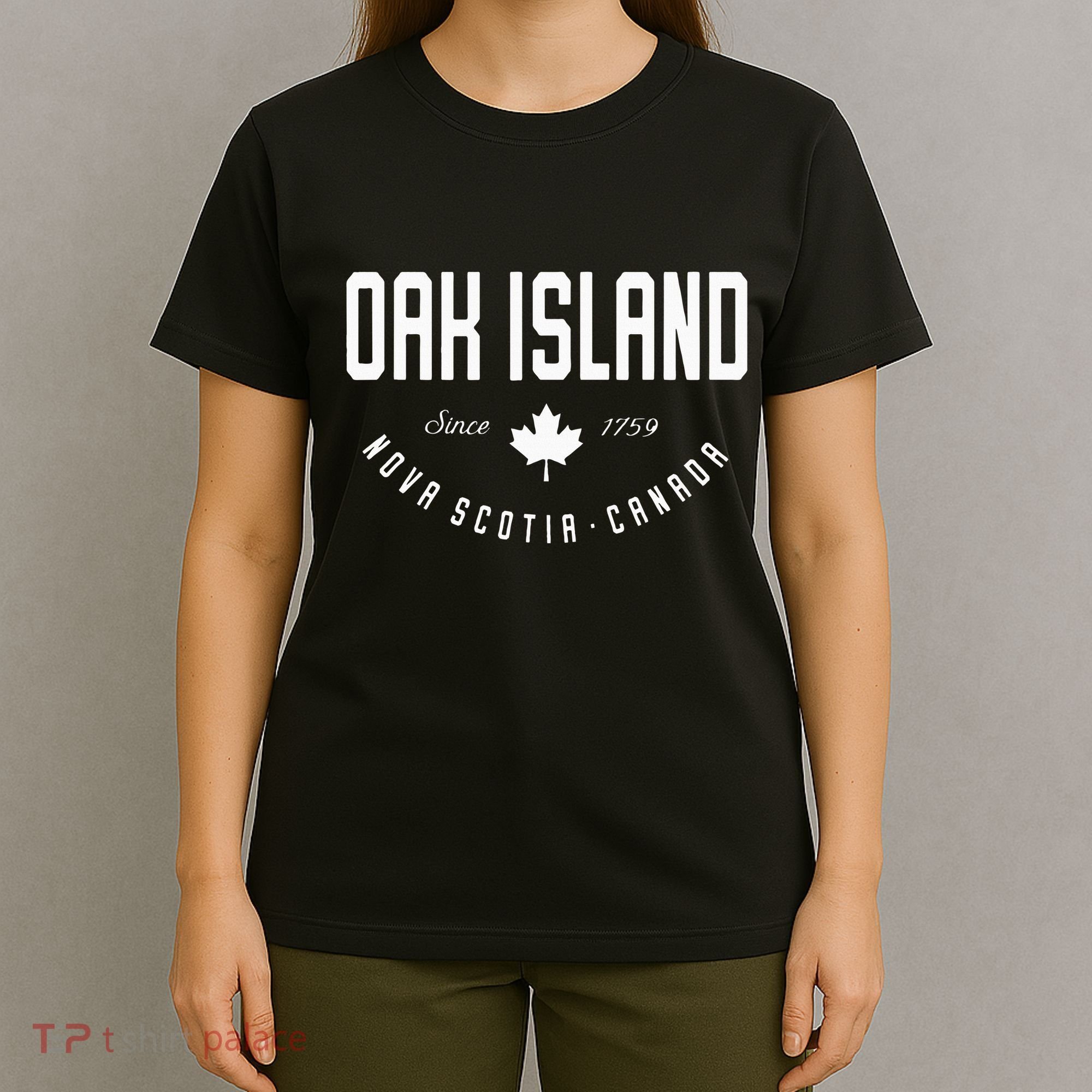 Ca Oak Island N.O.V.A Scotia Canadian Maple Leaf T-Shirt