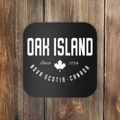 Ca Oak Island N.O.V.A Scotia Canadian Maple Leaf Coaster