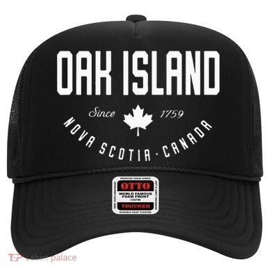 Ca Oak Island N.O.V.A Scotia Canadian Maple Leaf Hat
