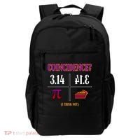 Coincidence I Think Not Pi Day Funny Pie Style  Backpack thumb 0