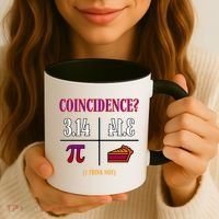 Coincidence I Think Not Pi Day Funny Pie Style  Coffee Mug thumb 3