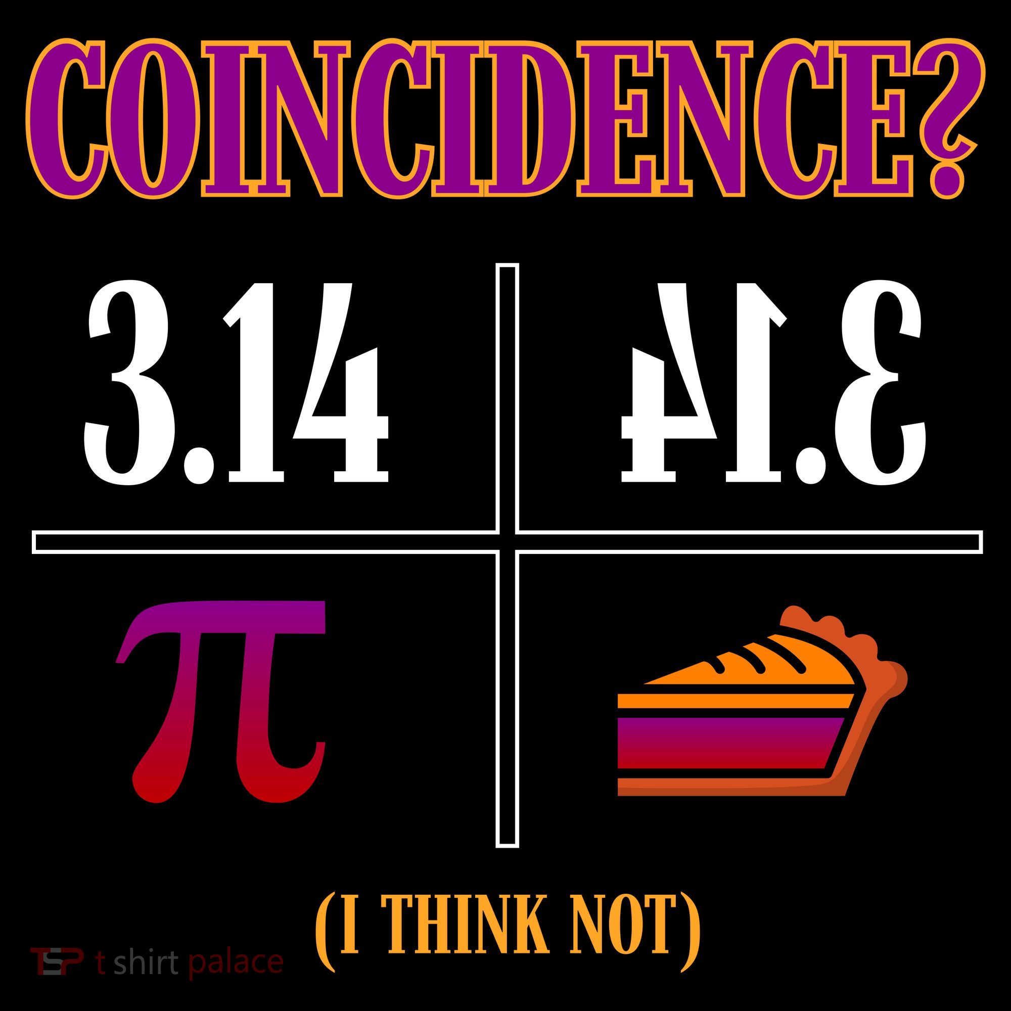 Coincidence I Think Not Pi Day Funny Pie Style  Coffee Mug
