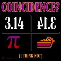 Coincidence I Think Not Pi Day Funny Pie Style  Ornament thumb 1