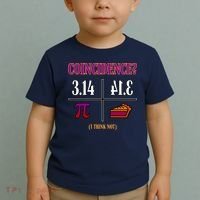 Coincidence I Think Not Pi Day Funny Pie Style  Toddler T-Shirt thumb 2
