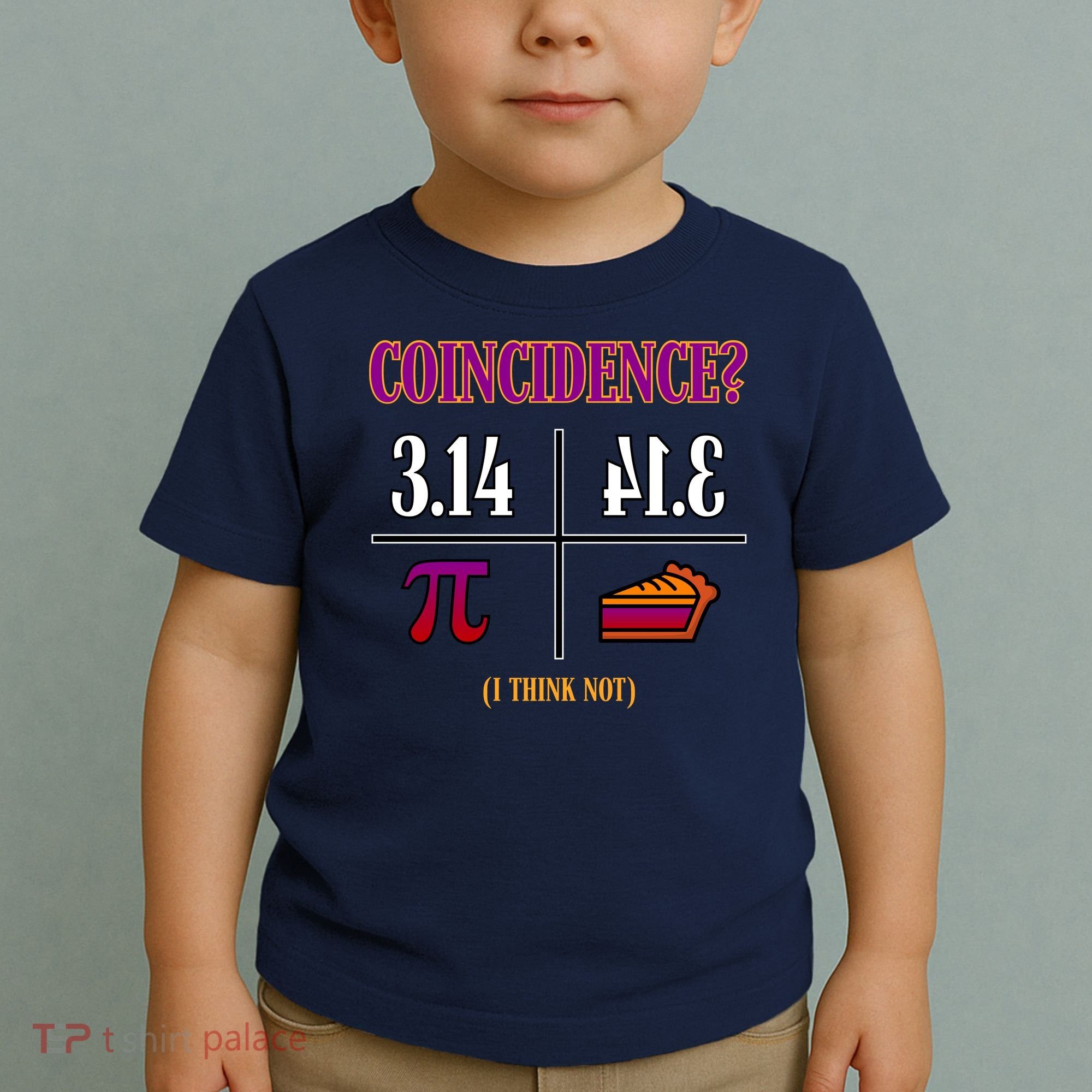 Coincidence I Think Not Pi Day Funny Pie Style  Toddler T-Shirt