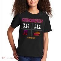 Coincidence I Think Not Pi Day Funny Pie Style  Kids T-Shirt thumb 2