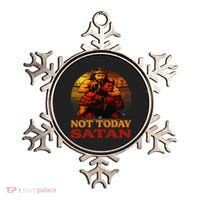Christian Outfit Jesus Devil Comic Graphic Not Today Satan Ornament thumb 0