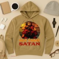 Christian Outfit Jesus Devil Comic Graphic Not Today Satan Hoodie thumb 3