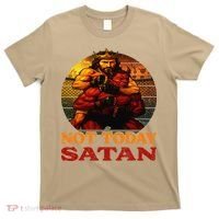 Christian Outfit Jesus Devil Comic Graphic Not Today Satan T-Shirt thumb 0