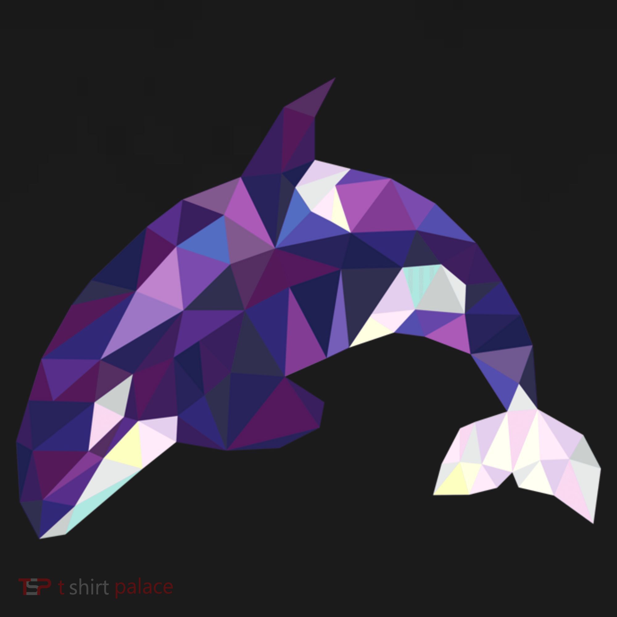 Cool Orca Killer Whale Geometric Art Wildlife Animal Lovers Women's Tank Top