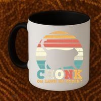 Chonk Oh Lawd He Comin' Cat Scale Meme Funny Cat Lover Cat Day Coffee Mug thumb 2