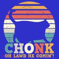 Chonk Oh Lawd He Comin' Cat Scale Meme Funny Cat Lover Cat Day Women's Long Sleeve Shirt thumb 2