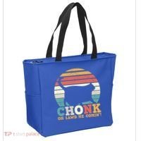 Chonk Oh Lawd He Comin' Cat Scale Meme Funny Cat Lover Cat Day Tote Bag thumb 2