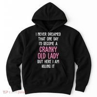 Cranky Old Lady Funny Hoodie thumb 0