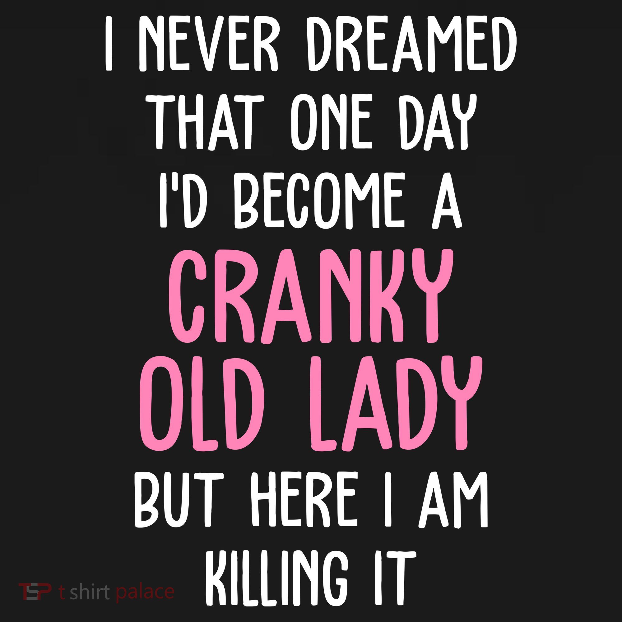 Cranky Old Lady Funny Hoodie