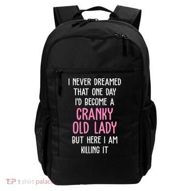 Cranky Old Lady Funny Backpack
