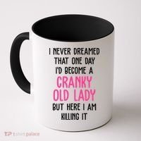 Cranky Old Lady Funny Coffee Mug thumb 0