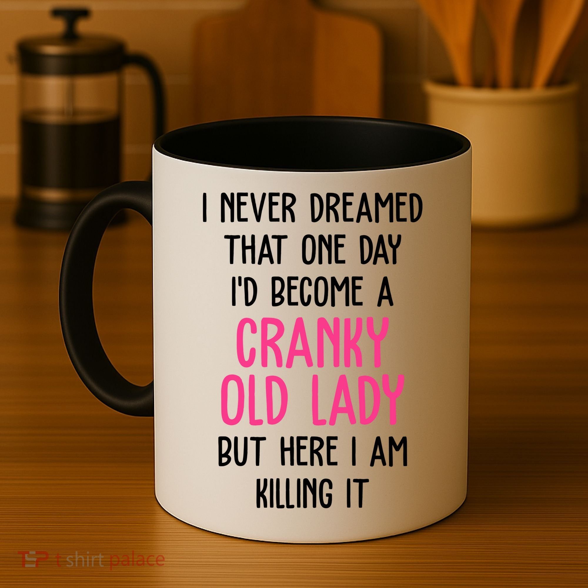 Cranky Old Lady Funny Coffee Mug