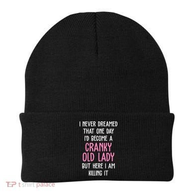 Cranky Old Lady Funny Beanie