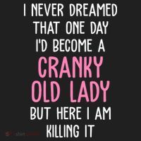 Cranky Old Lady Funny Beanie thumb 2