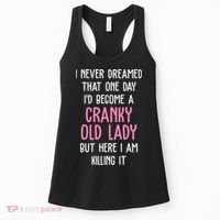 Cranky Old Lady Funny Women's Tank Top thumb 0