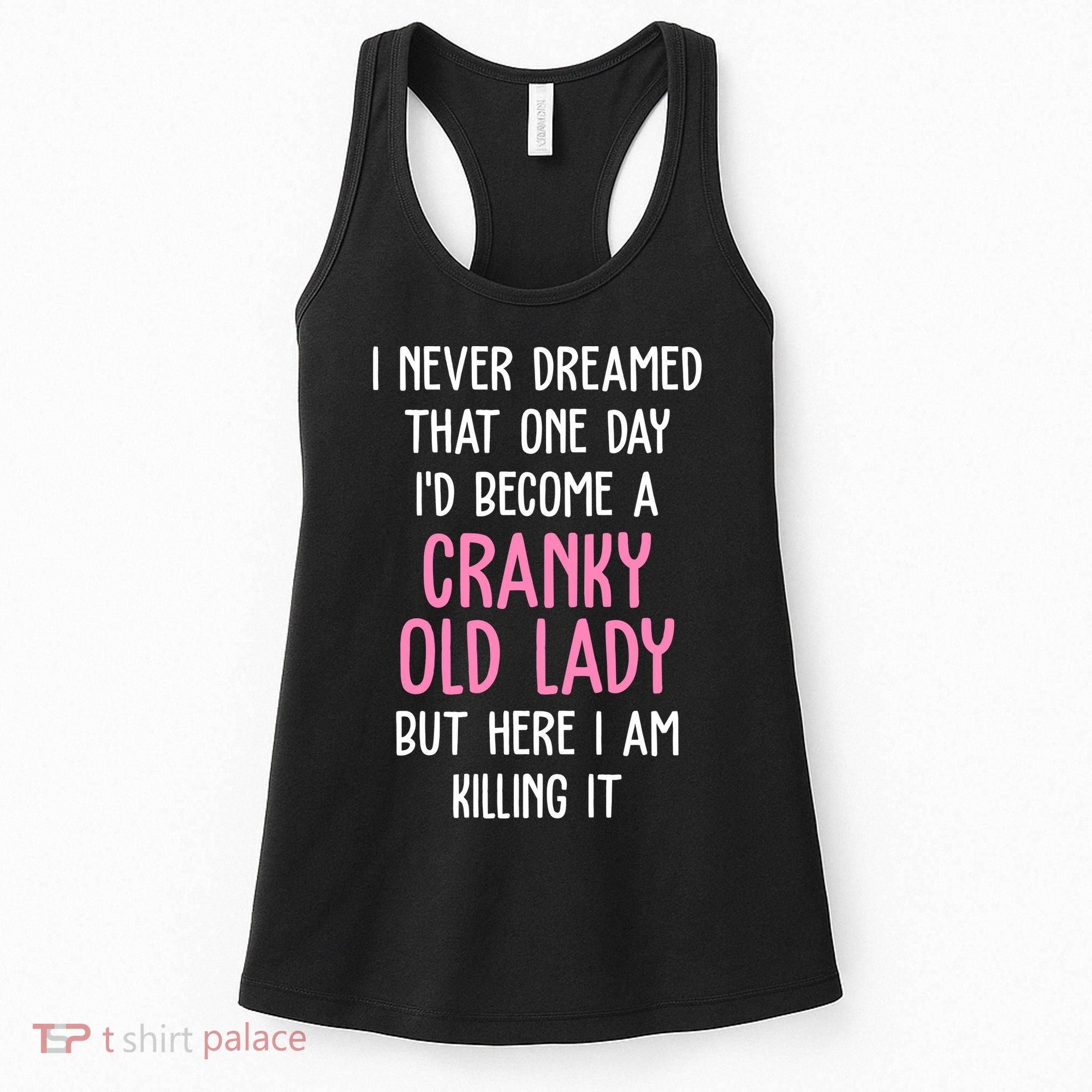 Cranky Old Lady Funny Women's Tank Top