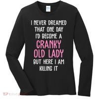 Cranky Old Lady Funny Women's Long Sleeve Shirt thumb 0