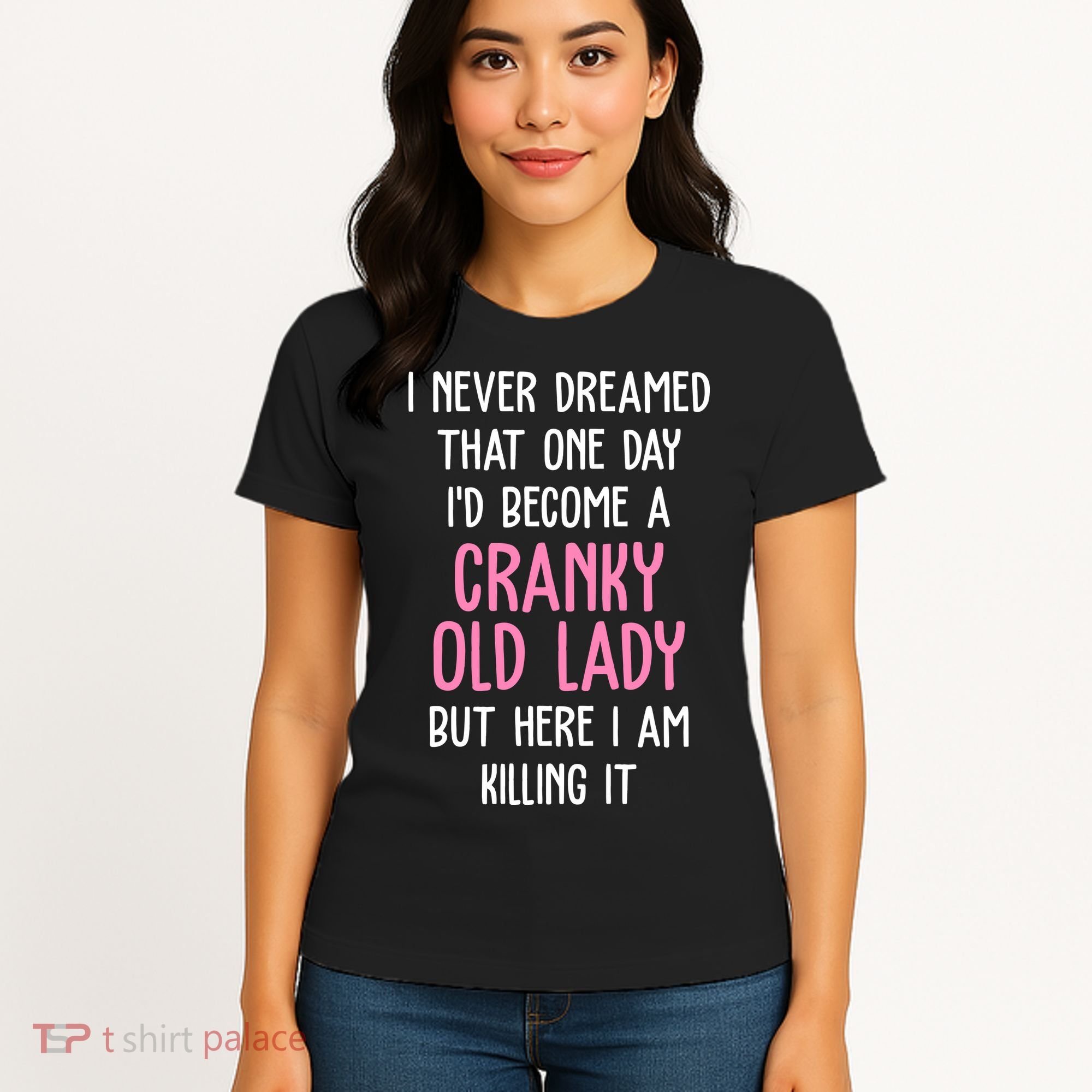 Cranky Old Lady Funny Women's T-Shirt