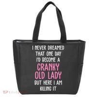 Cranky Old Lady Funny Tote Bag thumb 0