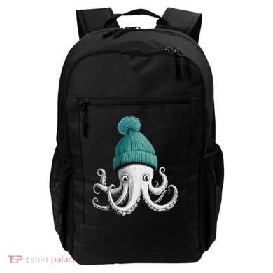 Cephalopod Octopus Lover Chilling In A Cap Novelty Backpack