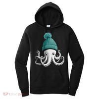 Cephalopod Octopus Lover Chilling In A Cap Novelty Women's Hoodie thumb 0