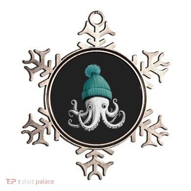 Cephalopod Octopus Lover Chilling In A Cap Novelty Ornament