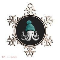 Cephalopod Octopus Lover Chilling In A Cap Novelty Ornament thumb 0