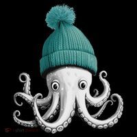 Cephalopod Octopus Lover Chilling In A Cap Novelty Tank Top thumb 6