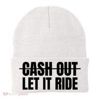 Cash Out Let It Ride ,Funny Quote ,Poker Beanie thumb 0
