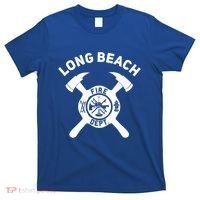 City Of Long Beach Fire Departt California Firefighter Gift T-Shirt thumb 0