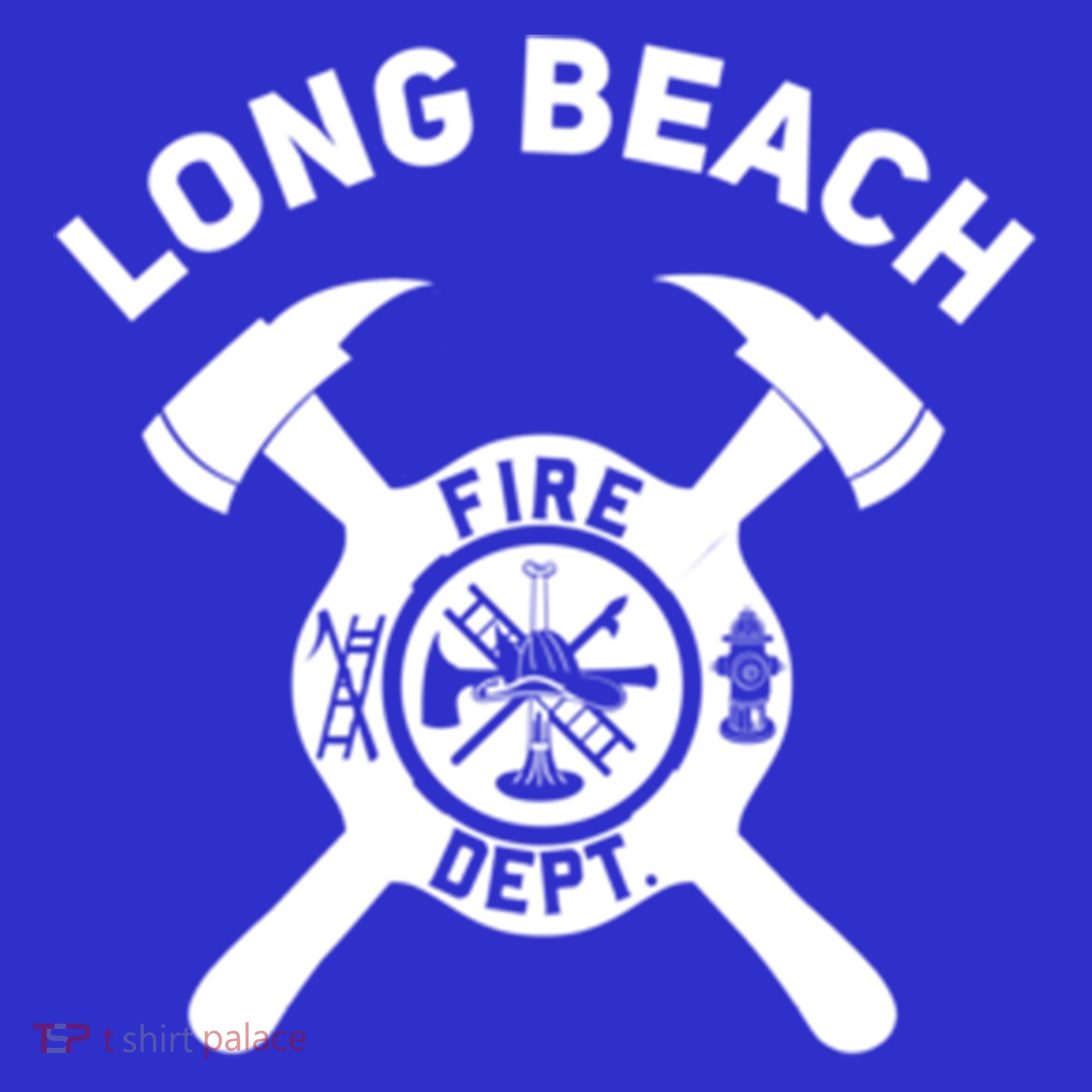 City Of Long Beach Fire Departt California Firefighter Gift T-Shirt