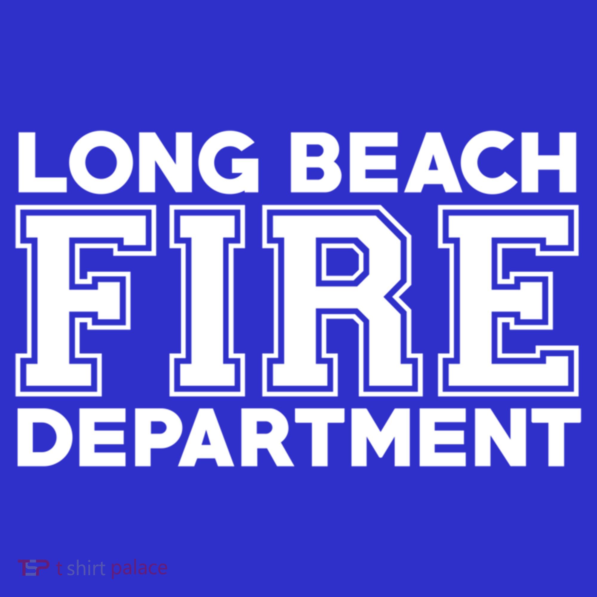 City Of Long Beach Fire Rescue California Fire Duty Gift T-Shirt
