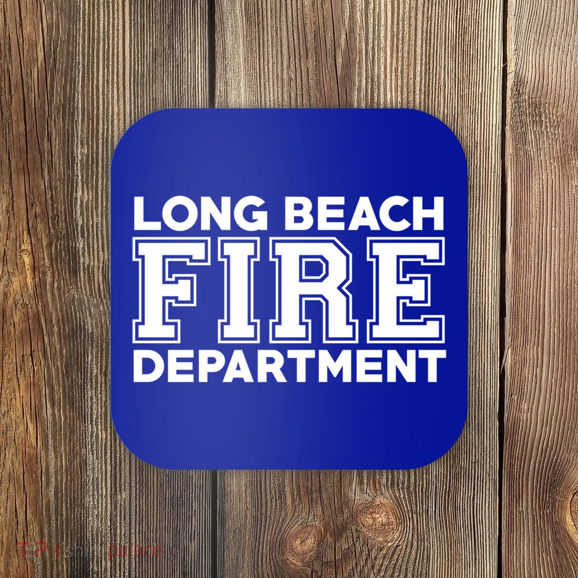 City Of Long Beach Fire Rescue California Fire Duty Gift Coaster