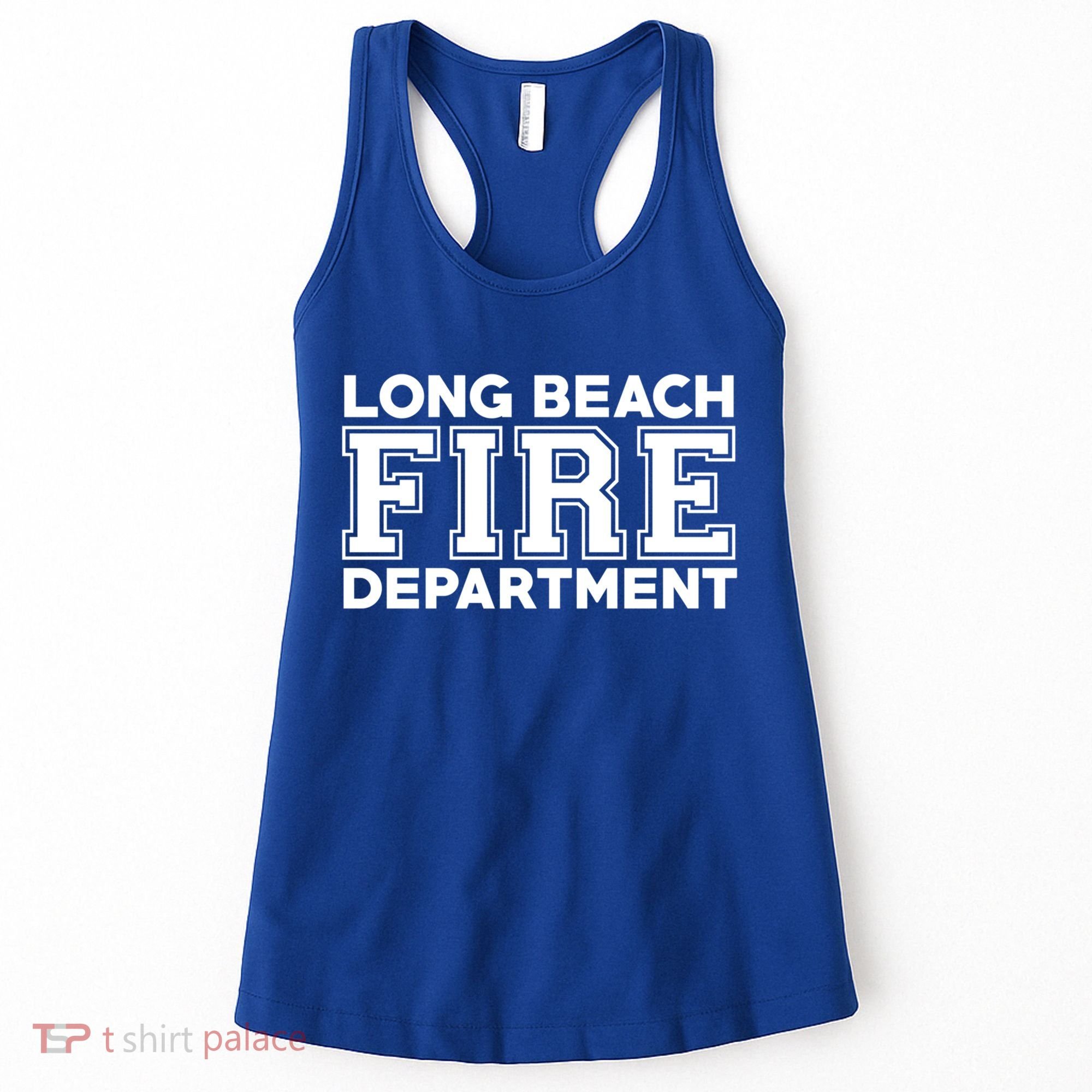 City Of Long Beach Fire Rescue California Fire Duty Gift Women's Tank Top