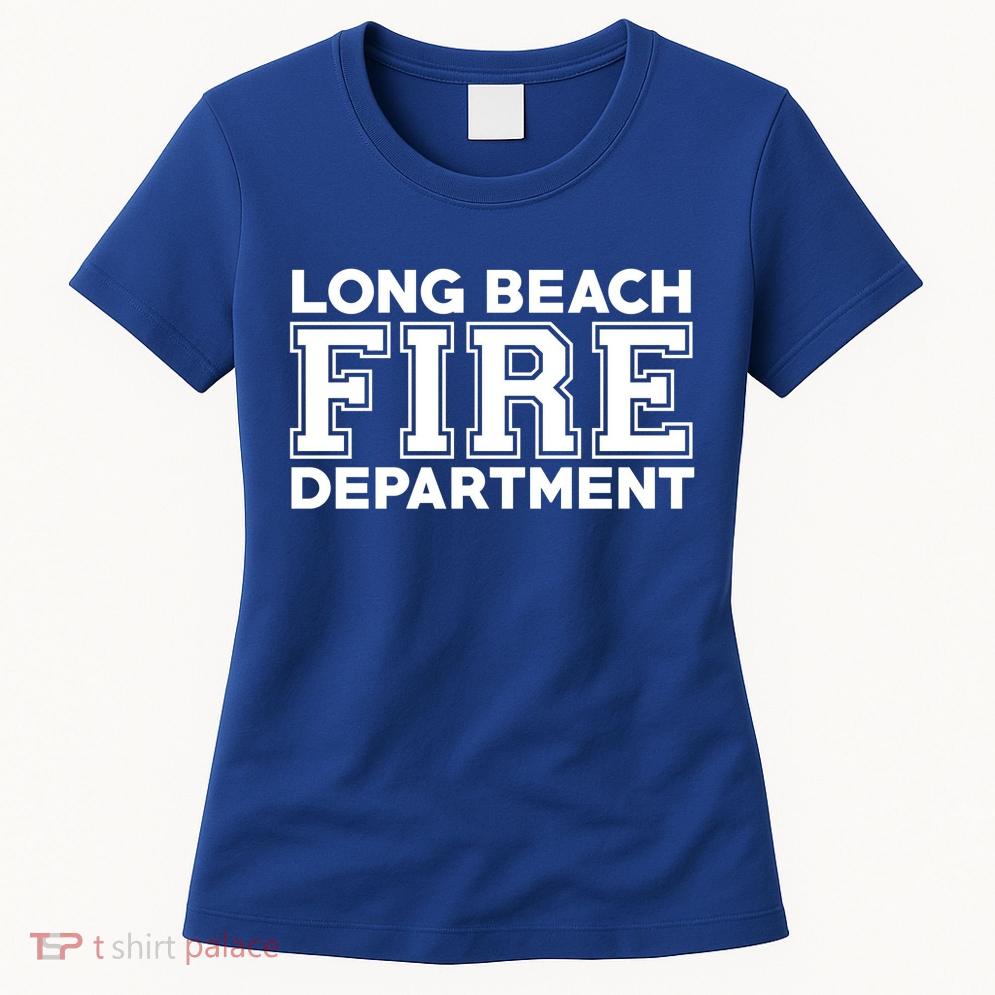 City Of Long Beach Fire Rescue California Fire Duty Gift Women's T-Shirt