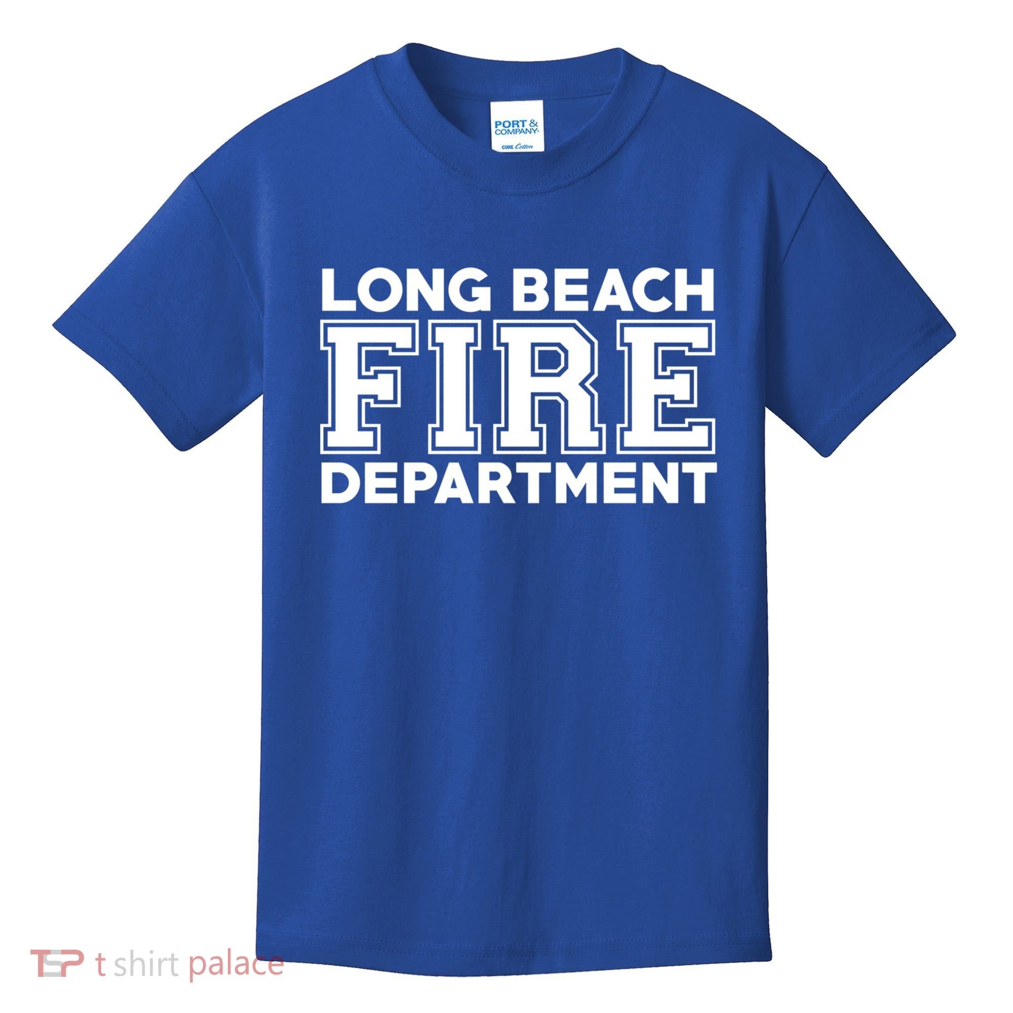 City Of Long Beach Fire Rescue California Fire Duty Gift Kids T-Shirt