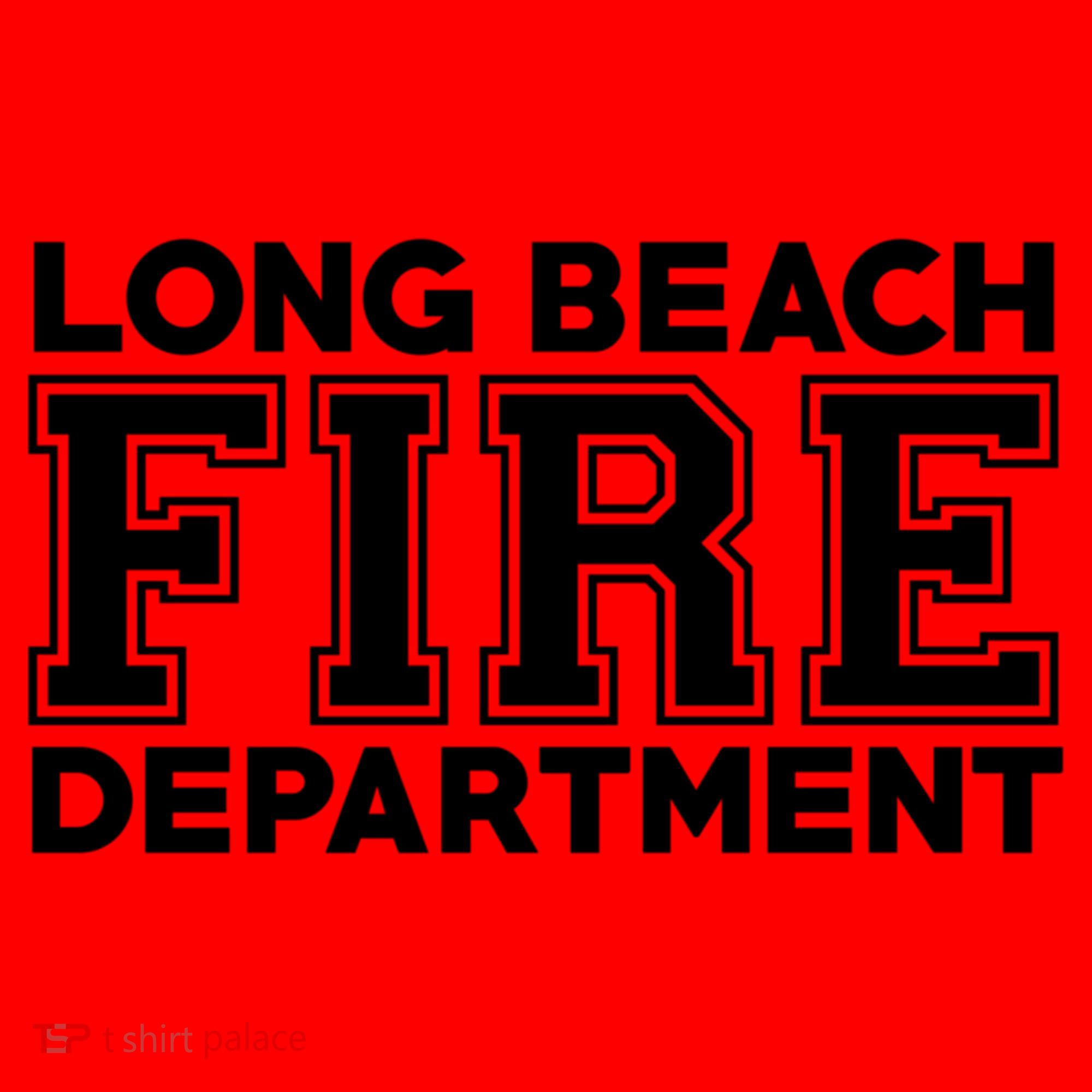 City Of Long Beach Fire Rescue California Fire Duty Gift Santa Hat